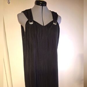 Black Dress W/Silver Buckles Size X large